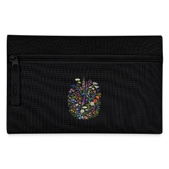Wildflowers Flowers Flowers Natural Botanical Garden - Pencil Case - black - Front
