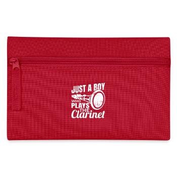 Jungen Klarinette - Federtasche - Rot - Vorne
