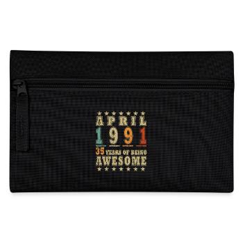April 1991: 35 Jahre Awesome - Federtasche - Schwarz - Vorne