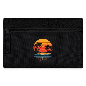 Strand Retro - Federtasche - Schwarz - Vorne