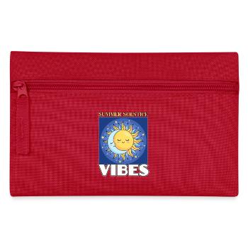 Litha Pagan Summer Solstice Midsummer Midsommar - Pencil Case - red - Front