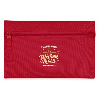 Ancient Mesopotamia, Sumerian - Pencil Case - red - Front