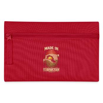 Fabriqué au Kurdistan, kurde, kurde - Trousse - rouge - Devant