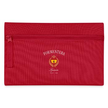 Es Pujols Formentera Spanien Wappen Reise Souvenir - Federtasche - Rot - Vorne