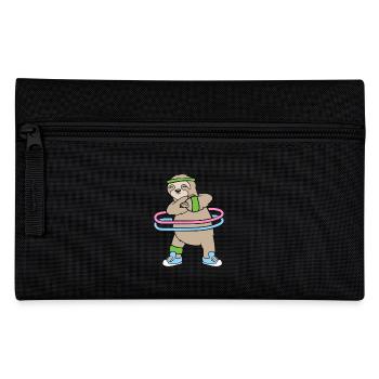 Hula Hup Hullern Huller Hoop Faultier - Federtasche - Schwarz - Vorne