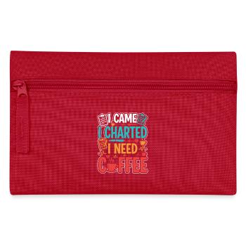 Night Shift Nurse, Tired - Pencil Case - red - Front