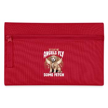 Race de chien Goldendoodle - Trousse - rouge - Devant