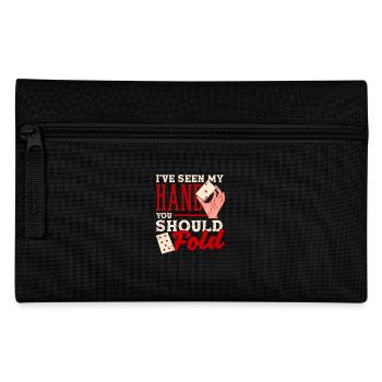 Vous devriez vous adapter au jeu de cartes Texas Holdem - Trousse - noir - Devant