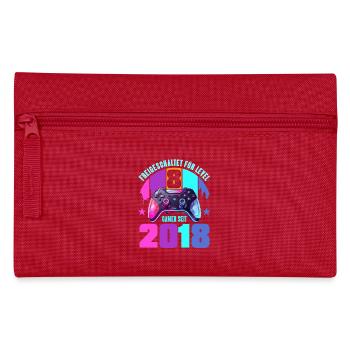 8. Geburtstag Junge Mädchen - Federtasche - Rot - Vorne
