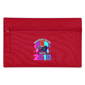 16. Geburtstag Junge Mädchen - Federtasche - Rot - Vorne