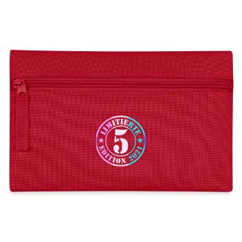 5. Geburtstag Junge Mädchen - Federtasche - Rot - Vorne