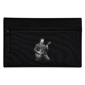 Theodore Roosevelt Playing Guitar - Pencil Case - black - Front