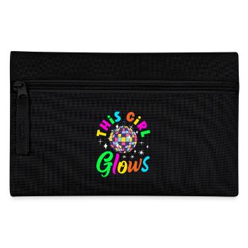 Retour rétro au design vintage des années 80 - Trousse - noir - Devant