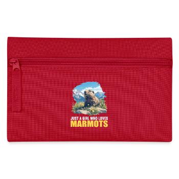 Marmots Groundhog - Pencil Case - red - Front