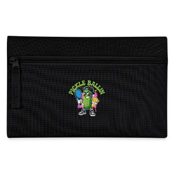 Pickle Ballin Pickleball Player - Pencil Case - black - Front
