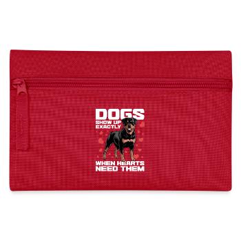 Rottweiler Rottweiler Rottie Race de chien - Trousse - rouge - Devant