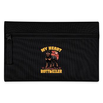 Rottweiler Rottweiler Rottie Race de chien - Trousse - noir - Devant