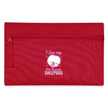 Berger anglais - Trousse - rouge - Devant