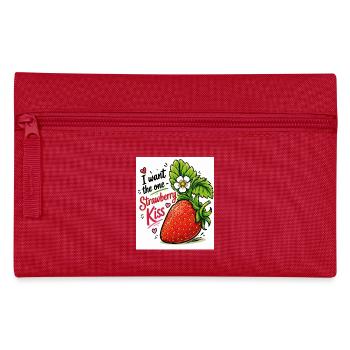 Baiser à la fraise - Trousse - rouge - Devant
