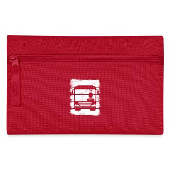 Retro Busfahrer - Federtasche - Rot - Vorne