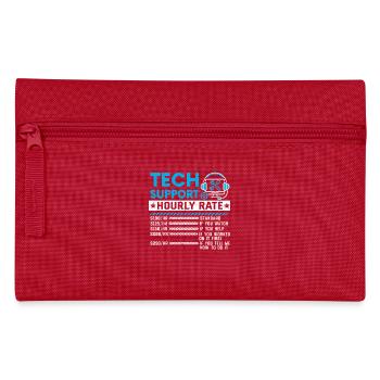 Assistance technique : Sarcasme cadeau de cadeaux à taux horaire - Trousse - rouge - Devant