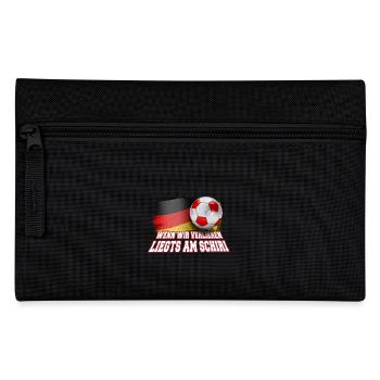 If we lose, it's down to the referee – football - Pencil Case - black - Front