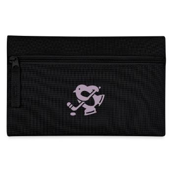 Pinguin Hockey Eishockey Silhouette Minimalistisch - Pencil Case - black - Front