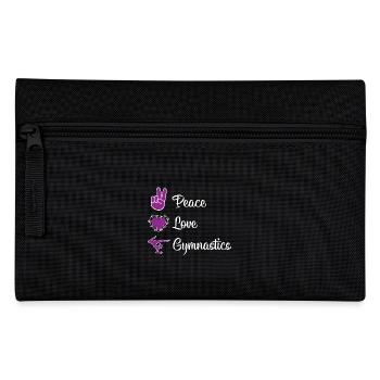 Gymnastik Training Fitness Gym - Federtasche - Schwarz - Vorne