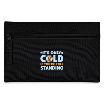 Running Run Only Cold If You´re Standing Marathon - Federtasche - Schwarz - Vorne