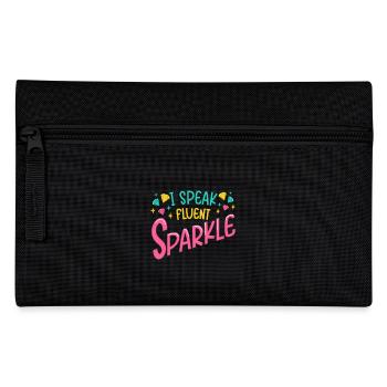 Diamond Painting Artist Speak Sparkle Diamond - Pencil Case - black - Front