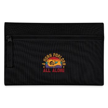 Euphonium Horn Forlorn All Alone Baritone Marching - Pencil Case - black - Front