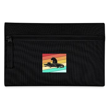 Capybara Capibara - Federtasche - Schwarz - Vorne