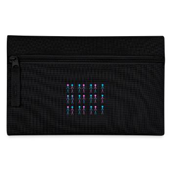 Gender LGBT Queer Vielfalt Gay pride - Federtasche - Schwarz - Vorne