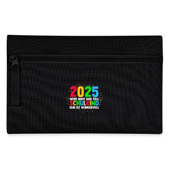 Kita Abschied Erste Klasse Einschulung 2025 - Federtasche - Schwarz - Vorne