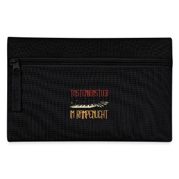 Klavier Pianist Tastenkünstler Piano - Federtasche - Schwarz - Vorne