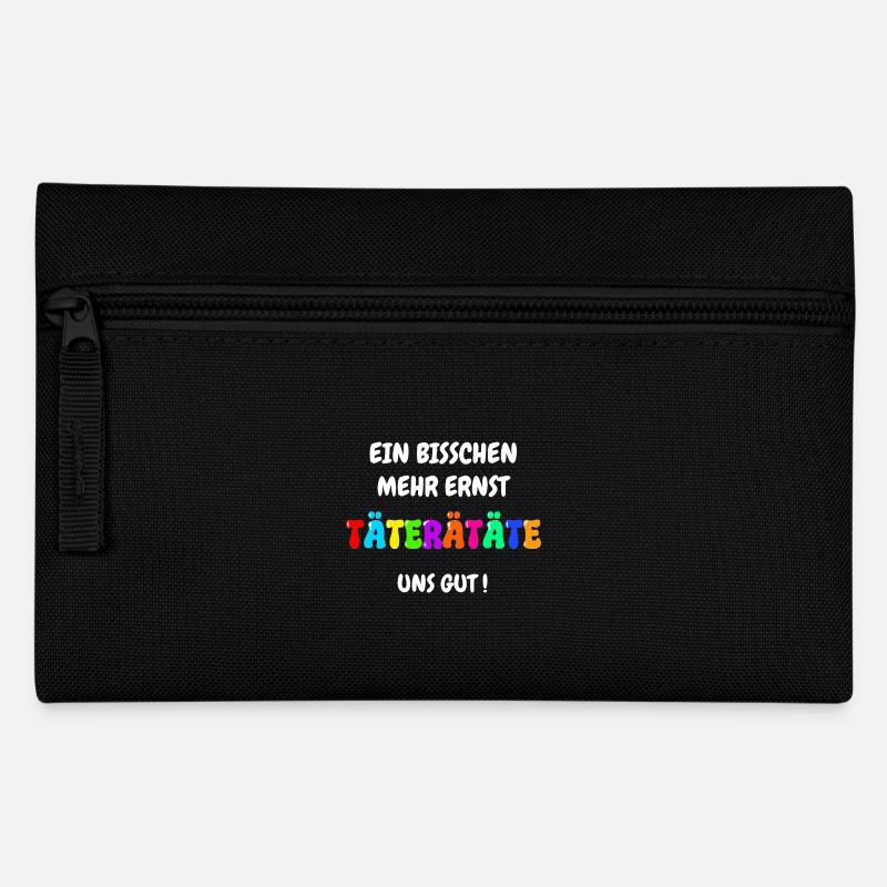 Karneval Köln Alaaf Helau Kostüm Fasching Lustig - Federtasche - Schwarz