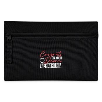 Marriage Ex-wife End of marriage Divorce - Pencil Case - black - Front