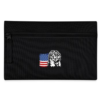 Bouvier Bernois US Amérique Drapeau Chiens Wilsigns - Trousse - noir - Devant