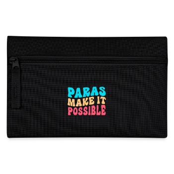 Paraprofessional Paraeducator Teacher Assistant - Pencil Case - black - Front
