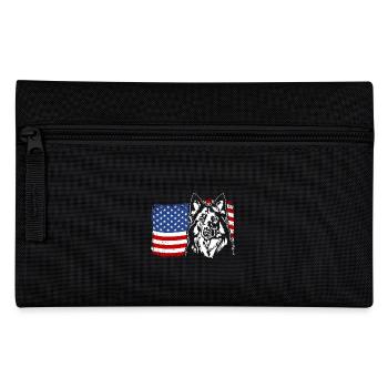 Chodský Pes US Amérique Drapeau Chiens Chien Wilsigns - Trousse - noir - Devant