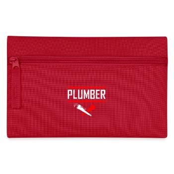 Klempner Installateur - Federtasche - Rot - Vorne
