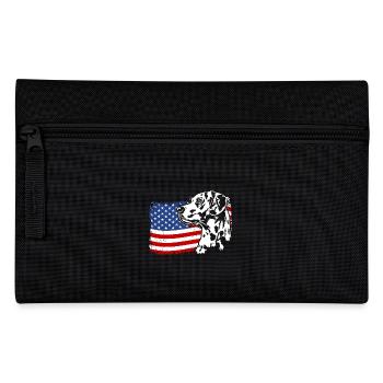 Dalmatiens US Amérique Drapeau Chiens Wilsigns - Trousse - noir - Devant
