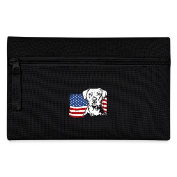 Dogue Argentin US Amérique Drapeau Chiens Wilsigns - Trousse - noir - Devant