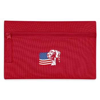 Allemand Shorthair US Amérique Drapeau Wilsigns - Trousse - rouge - Devant