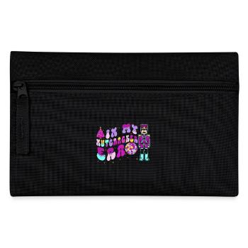 Weihnachten Xmas Spruch In My Nutcracker Era - Federtasche - Schwarz - Vorne