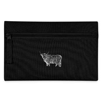 Scottish Highland Cattle Cow Beef - Pencil Case - black - Front