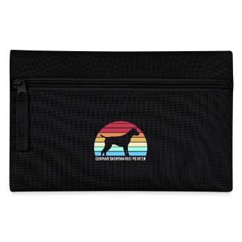 Chien allemand à poil court Braque allemand - Trousse - noir - Devant