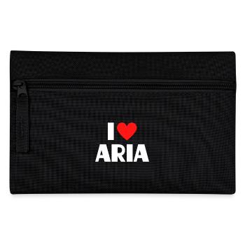J’aime Aria Red Heart Love Fan Gift - Trousse - noir - Devant