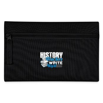 History Teacher Writes Right - Pencil Case - black - Front