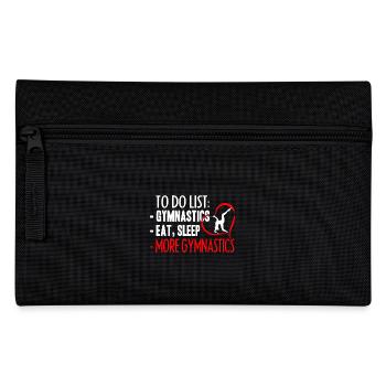Gymnastic To Do List - Pencil Case - black - Front